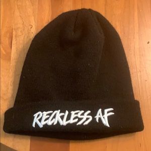Young and reckless beanie